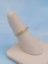 Load image into Gallery viewer, Marquise and Round Shaped Diamond Band - .20 Carats - 14K Yellow Gold