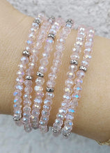 Load image into Gallery viewer, Light Pink AB with Silver Accents - Crystal Stacker