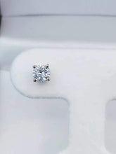 Load image into Gallery viewer, Lab Created Diamond Earrings - 14K White Gold