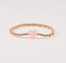 Load image into Gallery viewer, Gold Unconditional Love Holy Water Stretch Bracelet