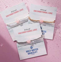 Load image into Gallery viewer, Pearl Unconditional Love Holy Water Stretch Bracelet