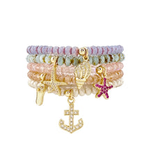 Load image into Gallery viewer, Harper Beach Collection Beaded Bracelet- Love Lisa