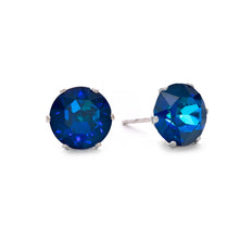Load image into Gallery viewer, Bermuda Blue Bling Earrings - JoJoLovesYou