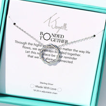 Load image into Gallery viewer, Bonded Together Silver Necklace - TJazelle