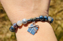 Load image into Gallery viewer, "Present" Silver &amp; Rose Gold Charm Bracelet  - TJazelle