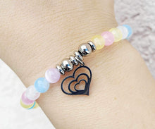 Load image into Gallery viewer, Family Heart Charm Bracelet -  TJazelle HELP Collection