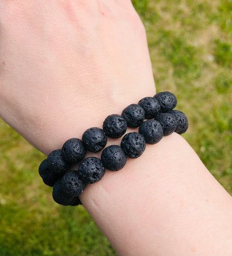 Men’s Lava Beaded Bracelet- Stash