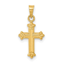 Load image into Gallery viewer, Small Cross Pendant - 14K Yellow Gold
