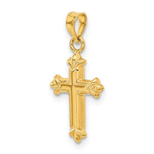 Load image into Gallery viewer, Small Cross Pendant - 14K Yellow Gold
