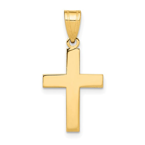 Cross Charm - 14K Yellow Gold