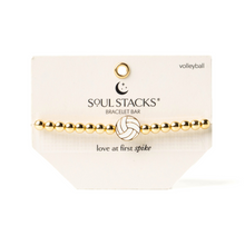 Load image into Gallery viewer, Volleyball Bracelet- Soul Stacks