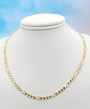Load image into Gallery viewer, 16&quot; Figaro Chain - 14K Yellow Gold