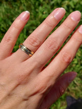 Load image into Gallery viewer, Blue Diamond Eternity Estate Ring - 14K Gold
