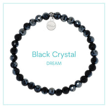 Load image into Gallery viewer, Black Crystal "Dream" Stacker - TJazelle HELP