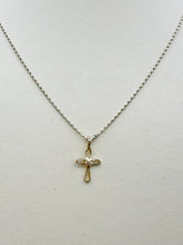 Load image into Gallery viewer, Mini Cross Necklace - 14K Gold