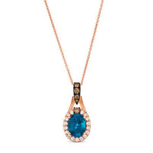 Load image into Gallery viewer, Deep Sea Blue Topaz Necklace -  Le Vian®