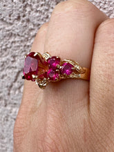 Load image into Gallery viewer, Ruby Estate Ring - 14K Gold