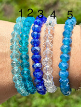 Load image into Gallery viewer, Aquamarine Liza Stretch Bracelets