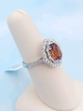 Load image into Gallery viewer, Garnet Tsavorite  Ring - 14K White Gold