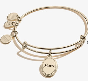 Mom Charm Bangle Bracelet, Bonded by Love - Alex and Ani