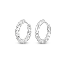 Load image into Gallery viewer, 16mm Braided Huggie Hoops - Chloe and Lois