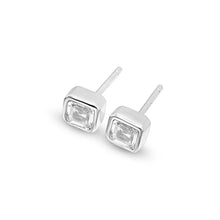 Load image into Gallery viewer, Asscher Studs - Chloe &amp; Lois