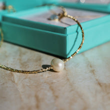 Load image into Gallery viewer, "Coin of the Ocean" Pearl Necklace - TJazelle