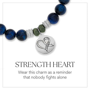 Strength Heart Charm Bracelet - TJazelle
