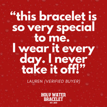 Load image into Gallery viewer, Cardinal Holy Water Stretch Bracelet in Gold