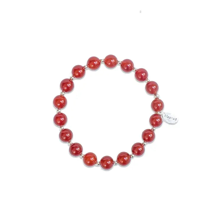 Carnelian Count Your Blessings Bracelet-Blessing Bracelet