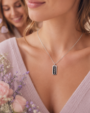 Load image into Gallery viewer, Sisters Mini Bar Necklace - Sterling Silver