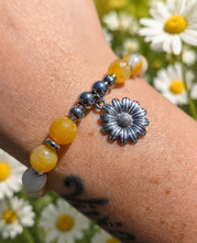 Load image into Gallery viewer, Daisy Silver Charm Bracelet- Marie's 2026 TJazelle Exclusive