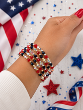 Load image into Gallery viewer, USA 250th Anniversary Bracelet - Swarovski Crystal- Our Whole Heart Exclusive