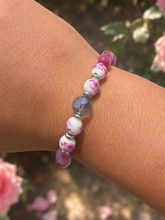 Load image into Gallery viewer, "Spello" Pink Agate &amp; Pink Floral Moments Exclusive - TJazelle