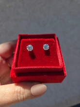 Load image into Gallery viewer, 1.5ct Diamond Lab Earrings -14k Yellow Gold
