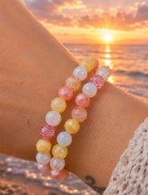 Load image into Gallery viewer, Sunrise Crackle Quartz Stacker - Elena Michele