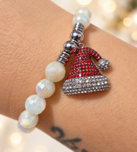 Load image into Gallery viewer, Santa Hat Infinite Steel Charm Bracelet - TJazelle