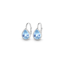 Load image into Gallery viewer, Blue Leverback Drop Earrings Medium - Chloe &amp; Lois