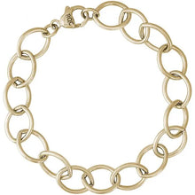 Load image into Gallery viewer, Single Link Open Curb Classic Bracelet 7"- Sterling Silver