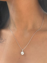 Load image into Gallery viewer, 1.07 Carat Lab Diamond Solitaire Necklace - 14K White Gold