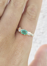 Load image into Gallery viewer, Emerald Estate Ring - 10k Yellow Gold - Estate