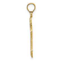 Load image into Gallery viewer, Cut-Out Budded Cross Pendant - 14K Yellow Gold