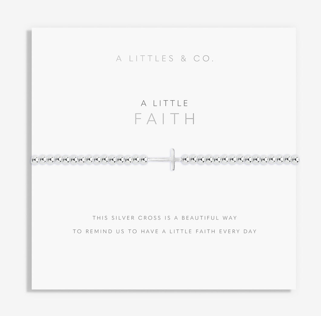 A  Little “Faith” - Silver Katie Loxton Bracelet