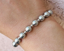 Load image into Gallery viewer, Silver Pearl Count Your Blessings Bracelet-Blessing Bracelet