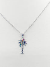 Load image into Gallery viewer, Palm Tree Sterling Silver Necklace