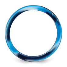 Load image into Gallery viewer, Blue and White 8.70mm Silicone Band