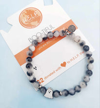 Load image into Gallery viewer, &quot;BOO-TIFUL&quot; Ghost Charm Bracelet - TJazelle HELP Halloween Collection