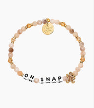 Load image into Gallery viewer, “Oh Snap" Gingerbread Man Little Words Project Bracelet