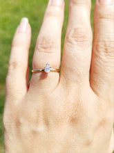 Load image into Gallery viewer, Petite Pear Diamond Ring - 14K Yellow Gold
