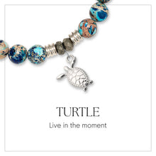 Load image into Gallery viewer, "Turtle" (Cut Out) Silver Charm Bracelet- TJazelle
